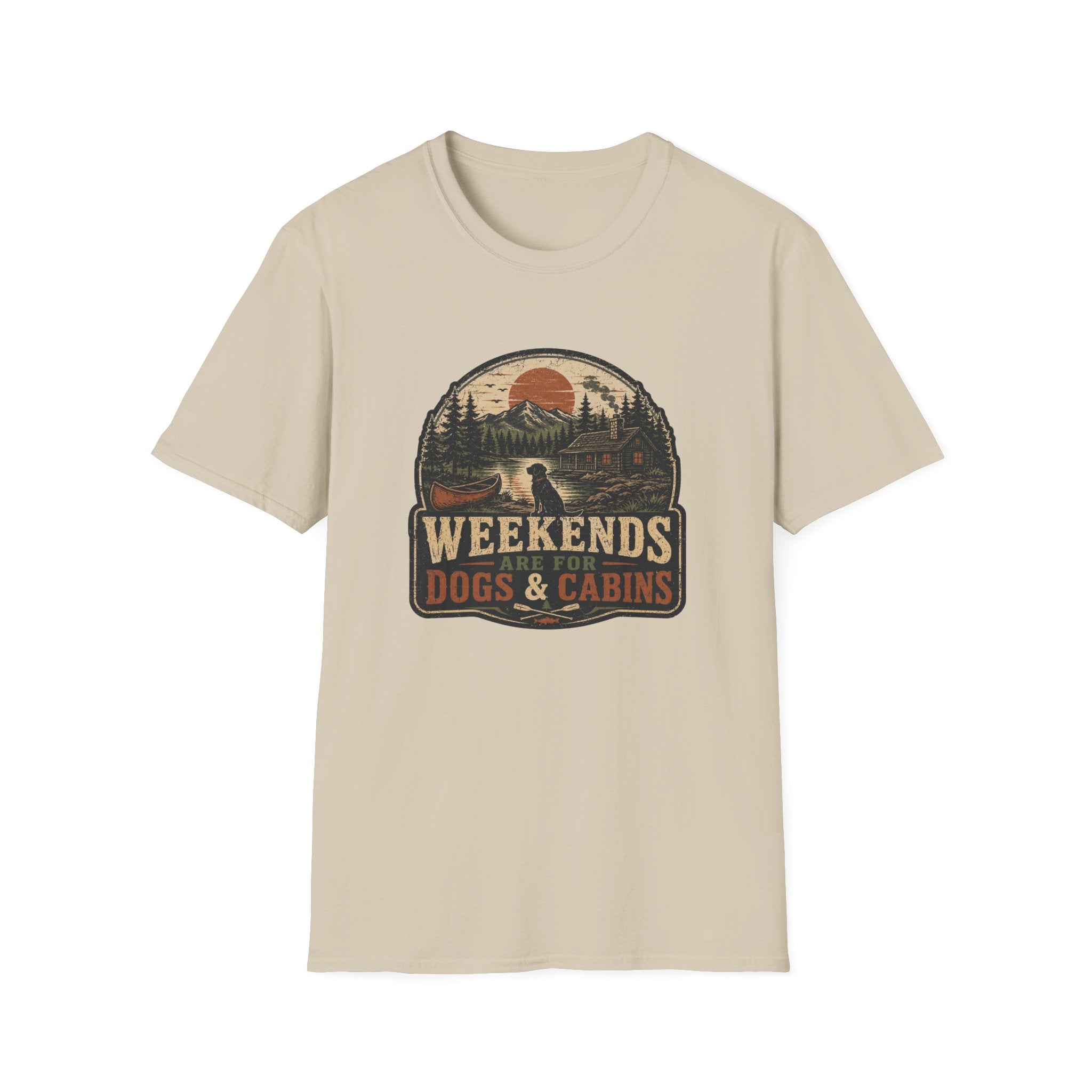 Weekends Are For Dogs And Cabins T-Shirt