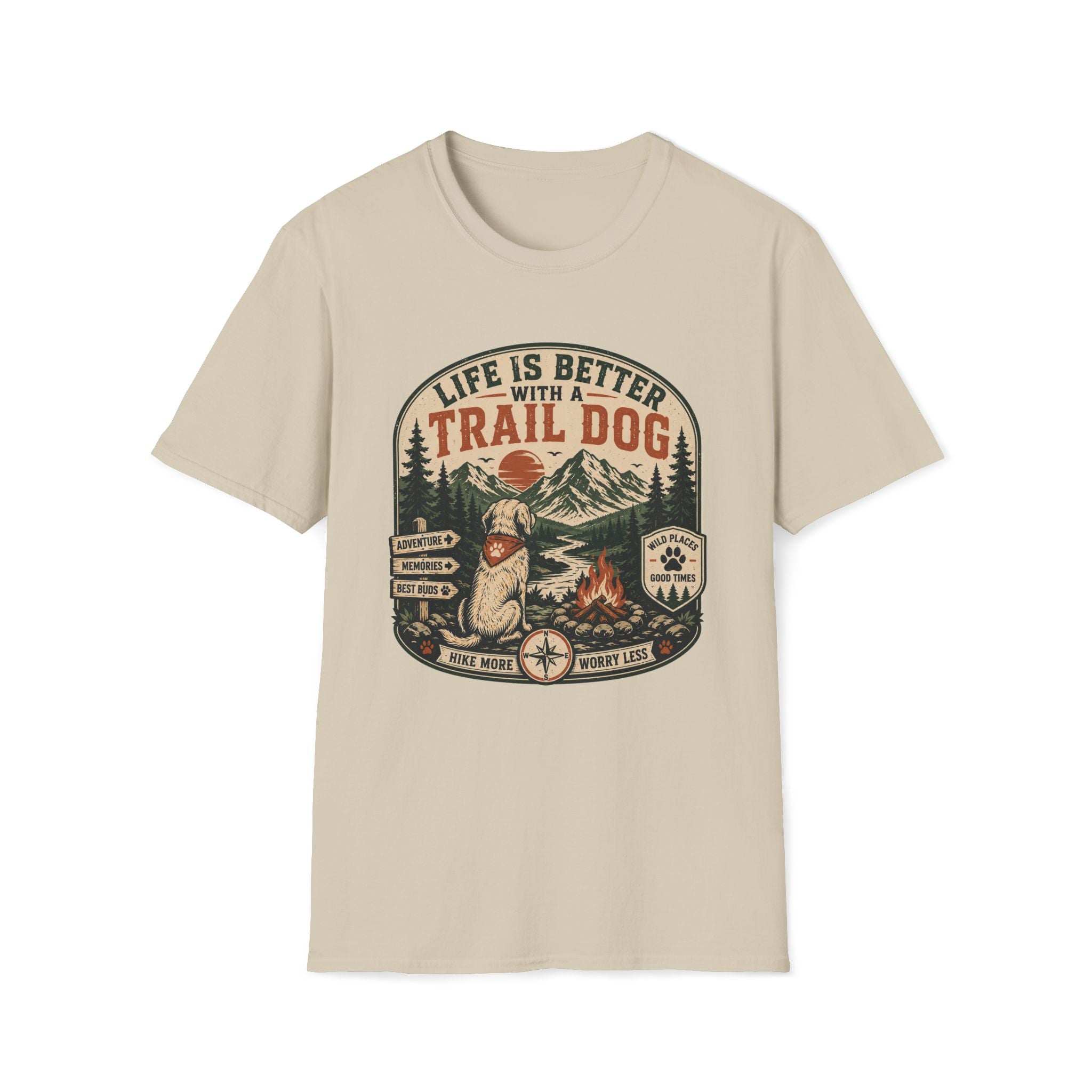 Life Is Better With A Trail Dog T-Shirt