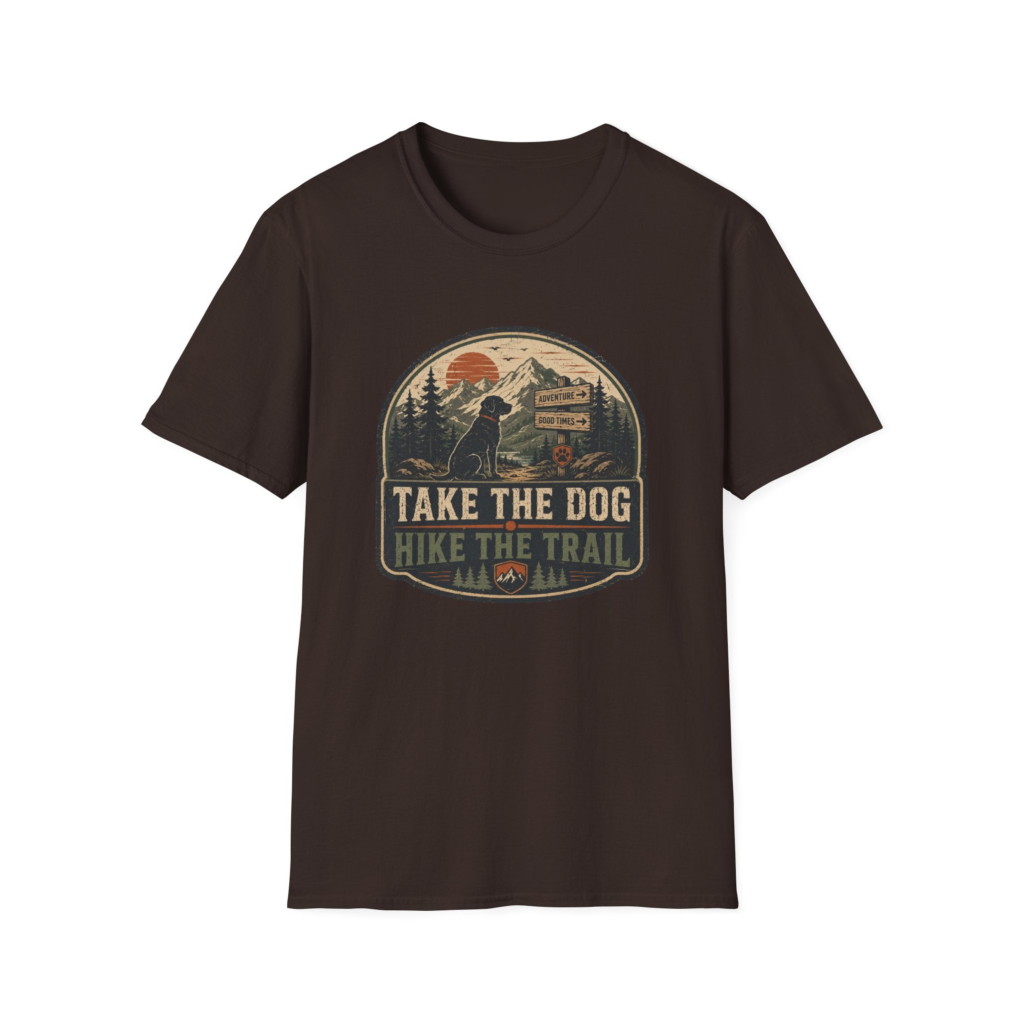 Take The Dog Hike The Trail T-Shirt