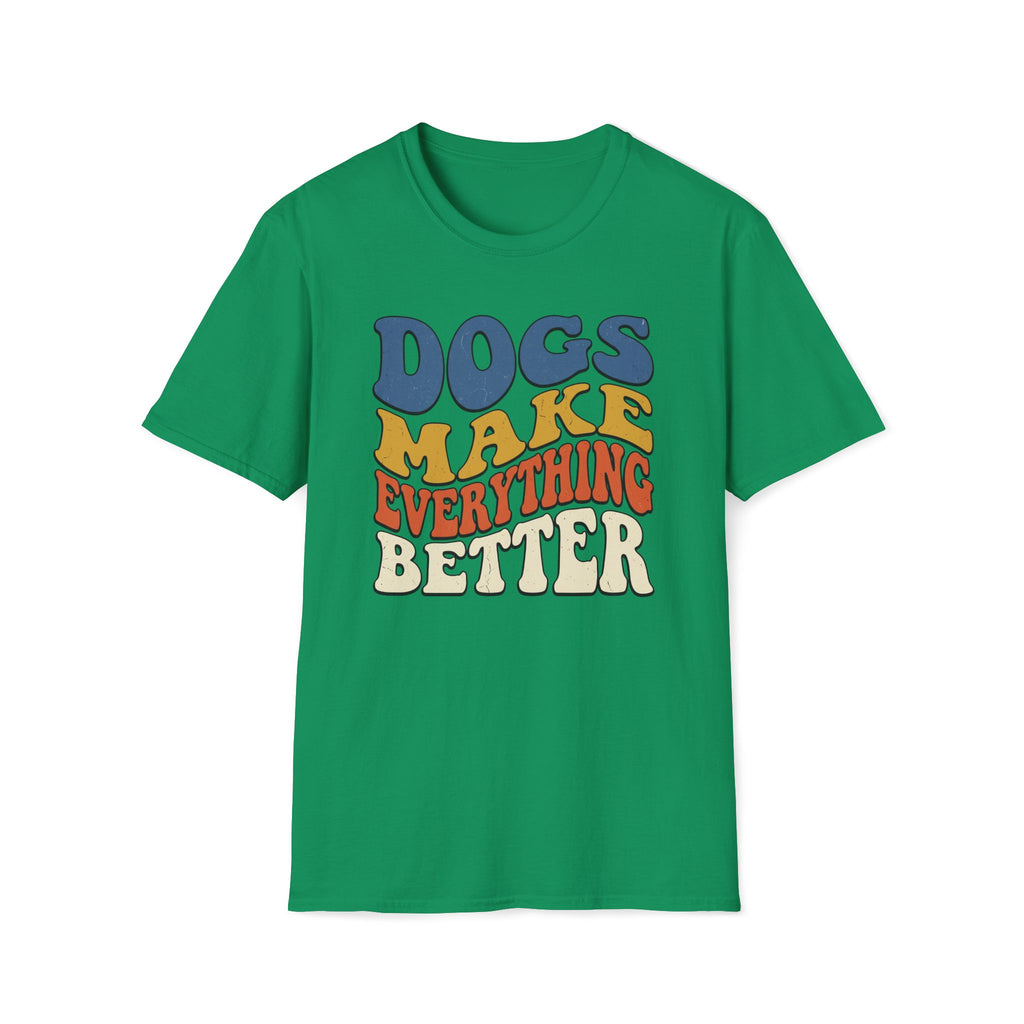 Groovy Dogs Make Everything Better T-Shirt