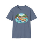 Golden in a Pool Lounger T-Shirt