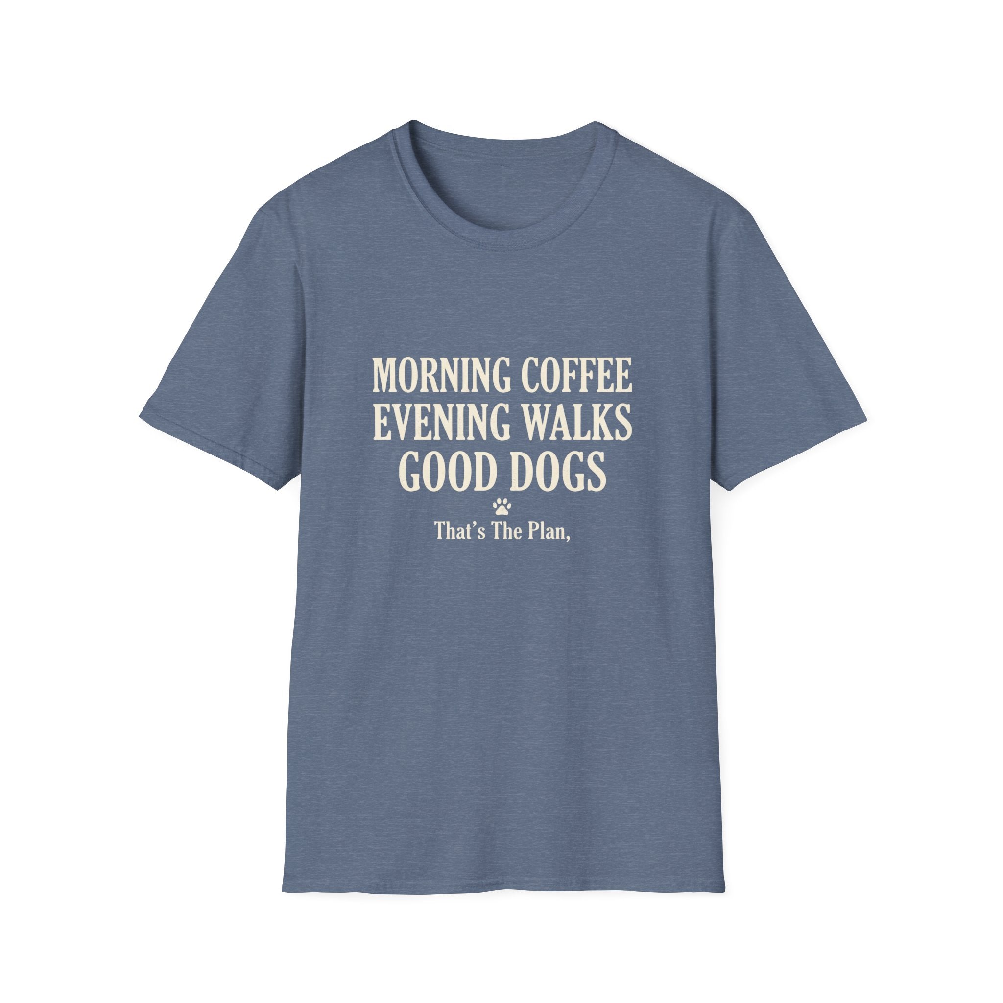 Morning Coffee Evening Walks T-Shirt