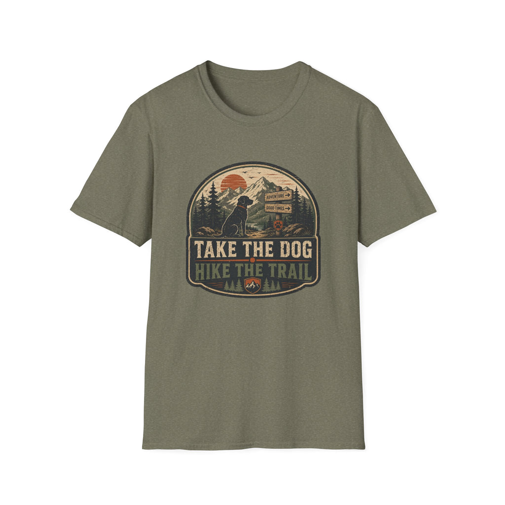 Take The Dog Hike The Trail T-Shirt