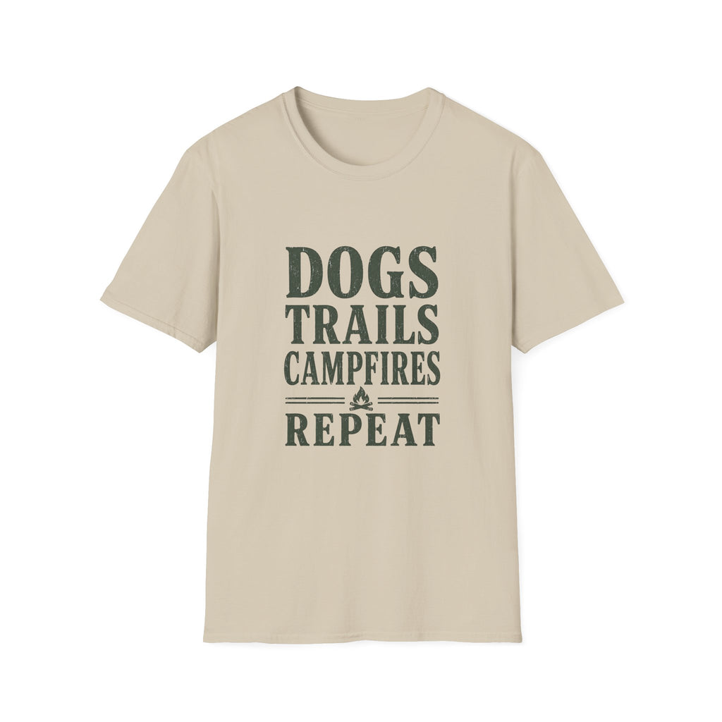 Dogs Trails Repeat T-Shirt