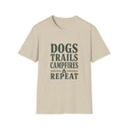 Dogs Trails Repeat T-Shirt