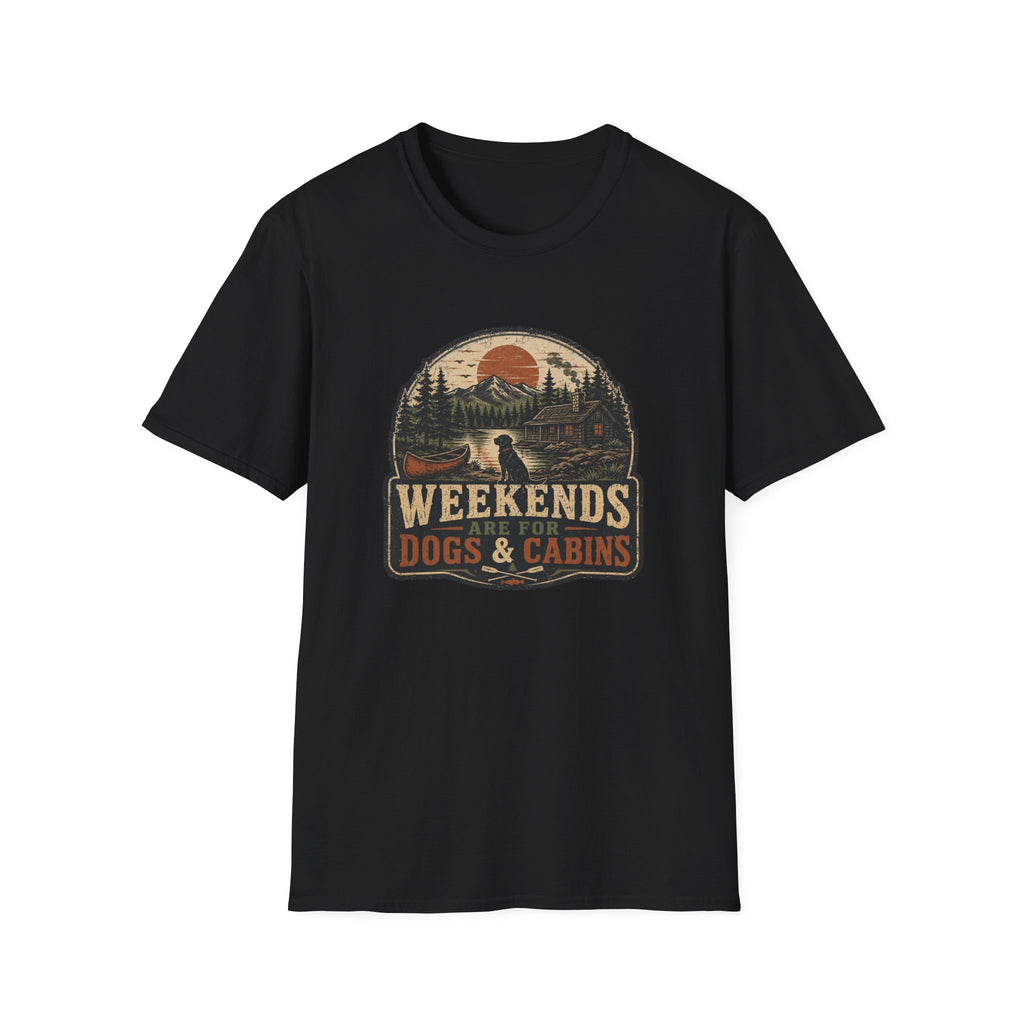 Weekends Are For Dogs And Cabins T-Shirt
