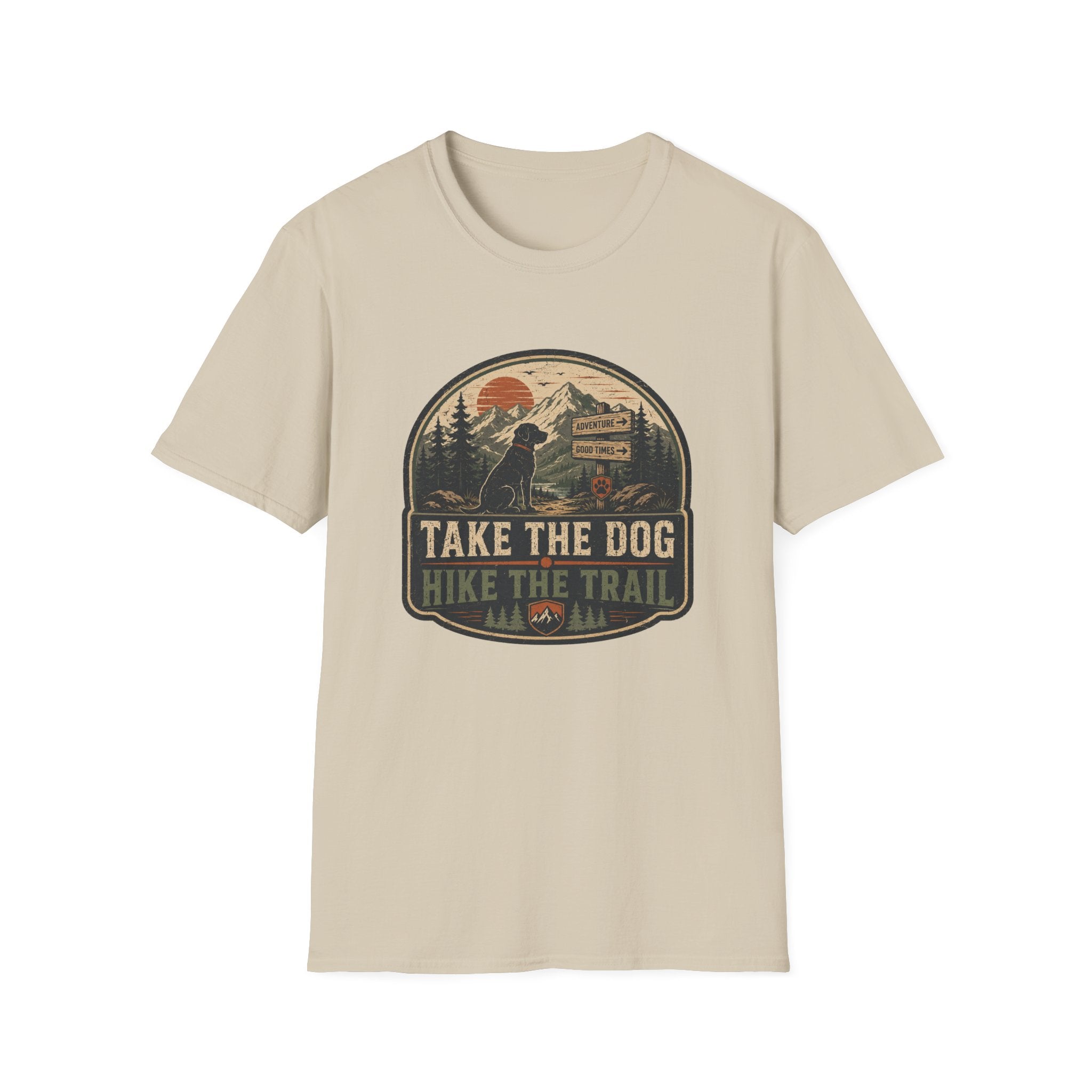 Take The Dog Hike The Trail T-Shirt