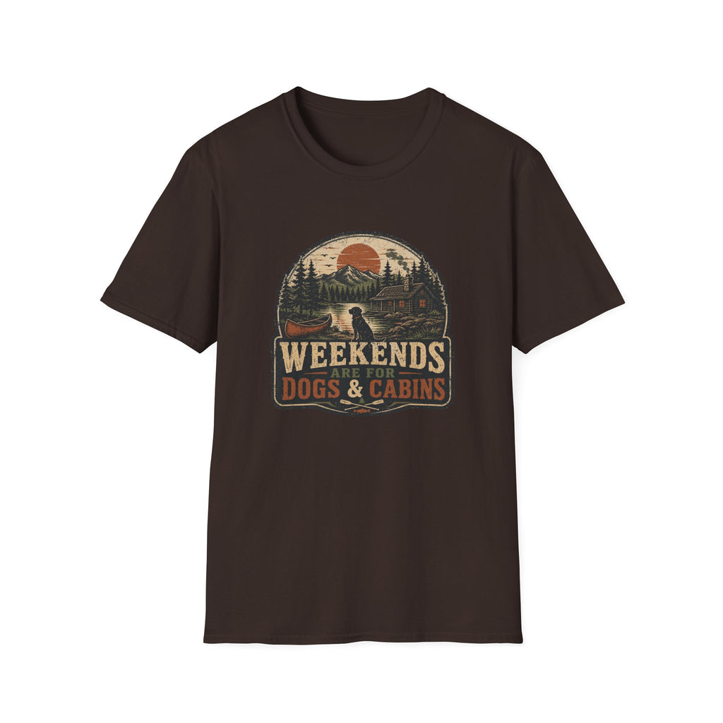 Weekends Are For Dogs And Cabins T-Shirt