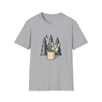 Corgi Coffee Camping T-Shirt