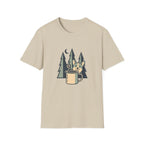 Corgi Coffee Camping T-Shirt
