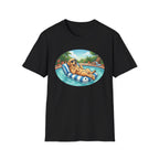 Golden in a Pool Lounger T-Shirt