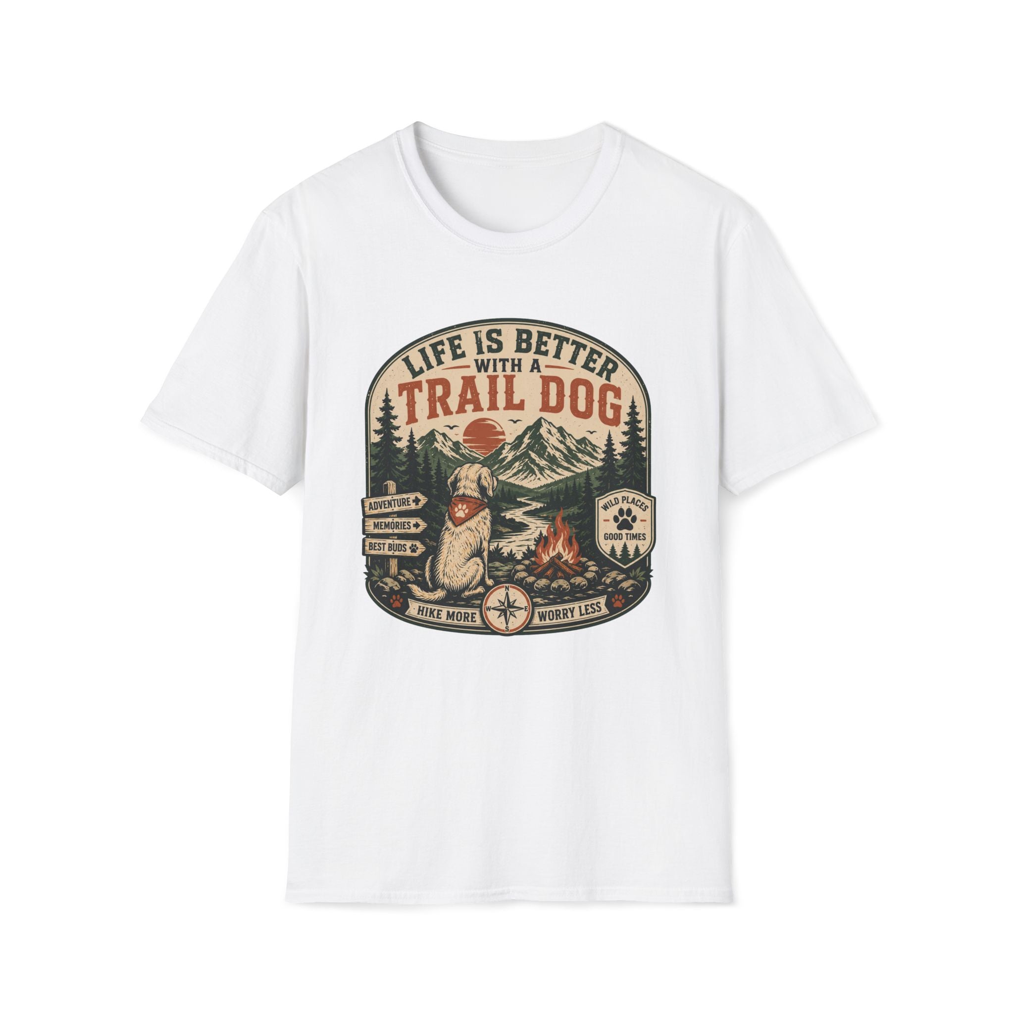 Life Is Better With A Trail Dog T-Shirt