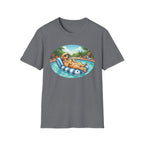 Golden in a Pool Lounger T-Shirt