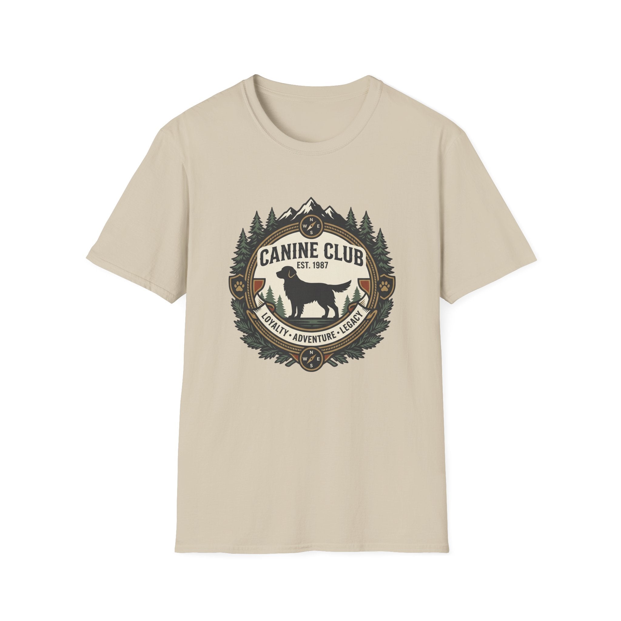 My Co-Pilot Has Paws Golden Retriever T-Shirt