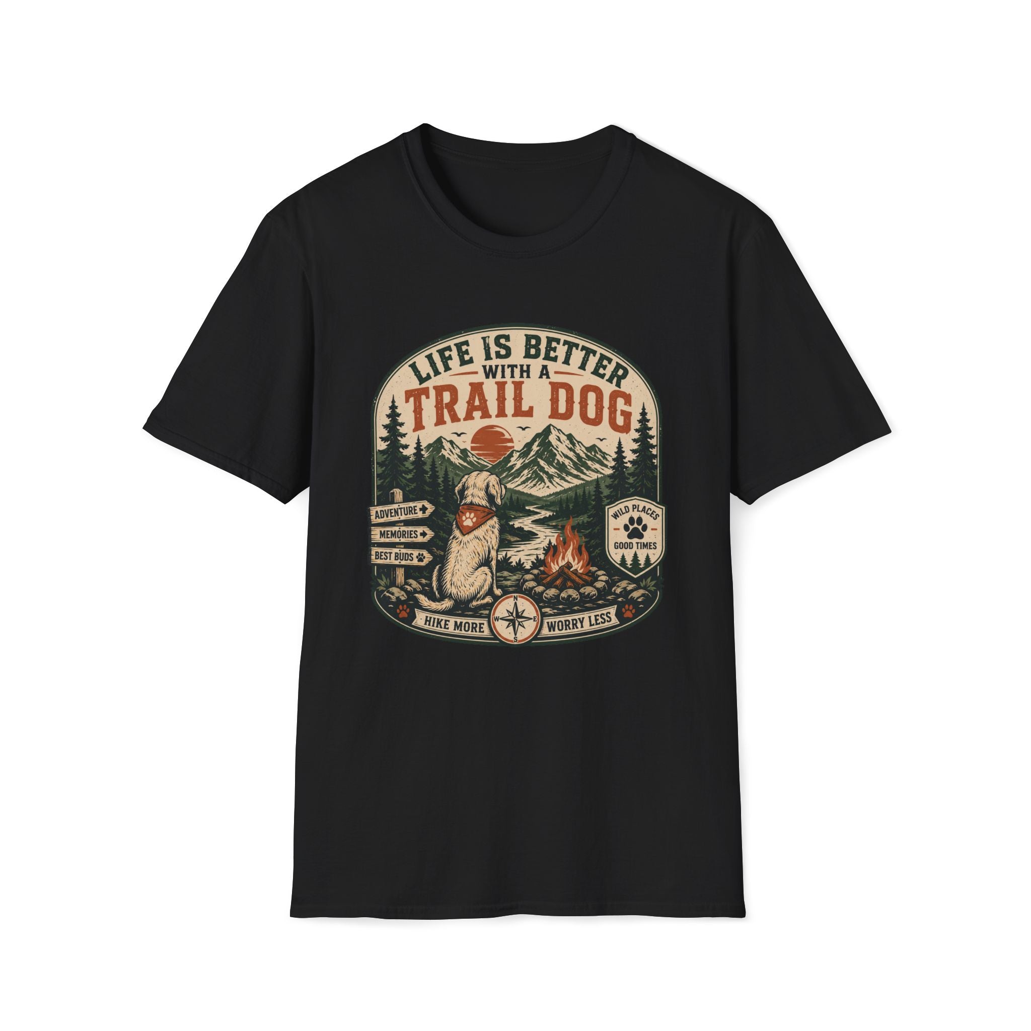 Life Is Better With A Trail Dog T-Shirt