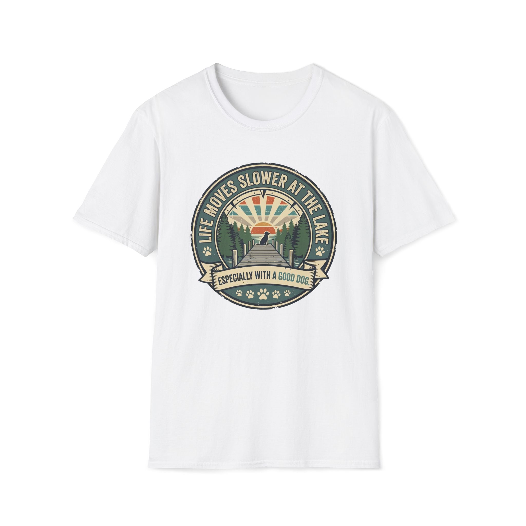 Life Moves Slower At The Lake T-Shirt
