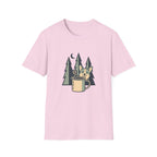 Corgi Coffee Camping T-Shirt