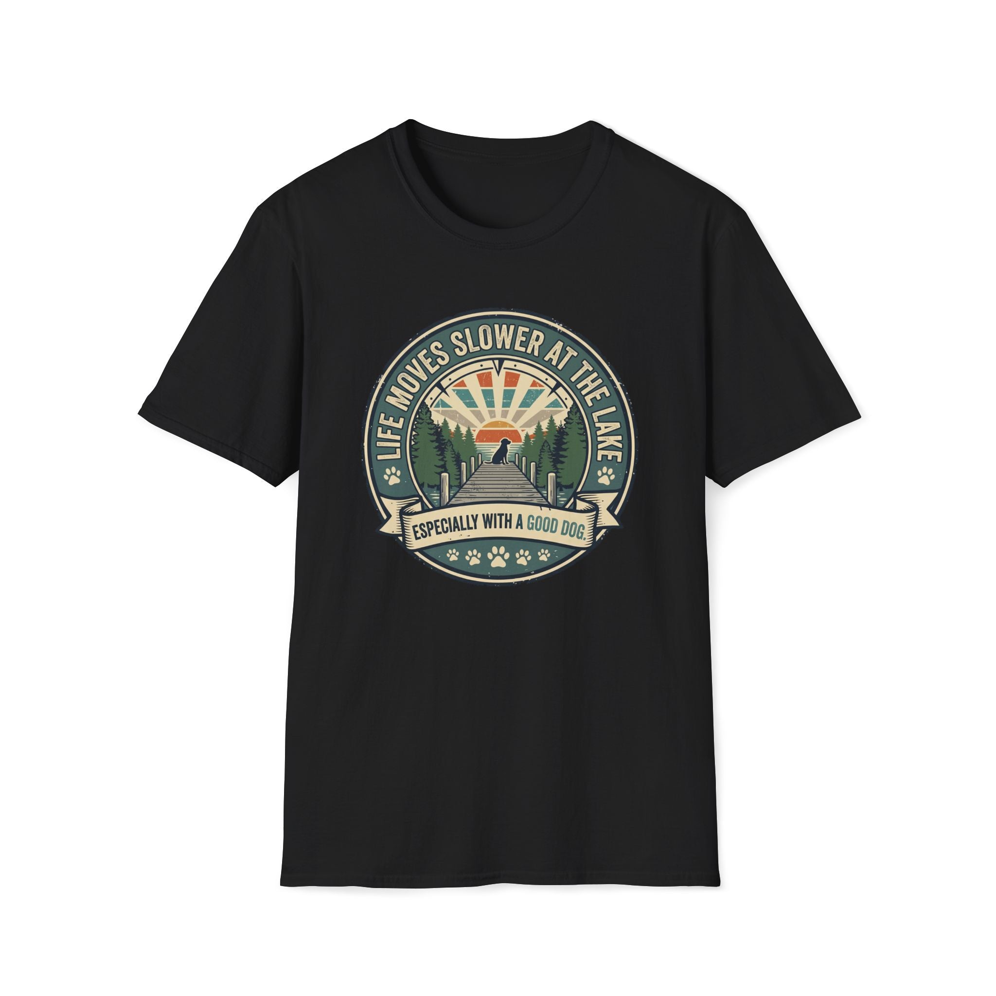 Life Moves Slower At The Lake T-Shirt