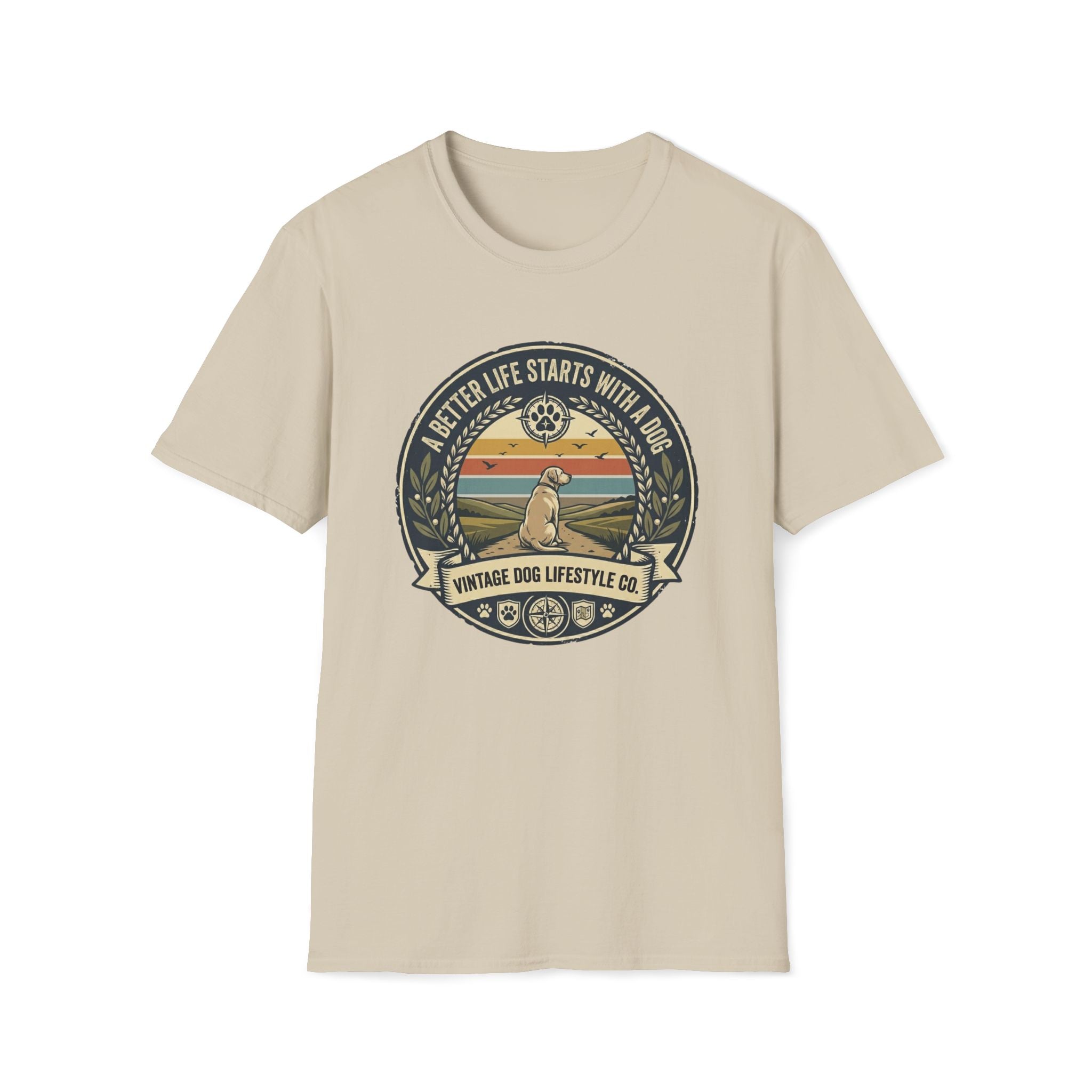 Better Life Starts With A Dog T-Shirt