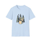 Corgi Coffee Camping T-Shirt