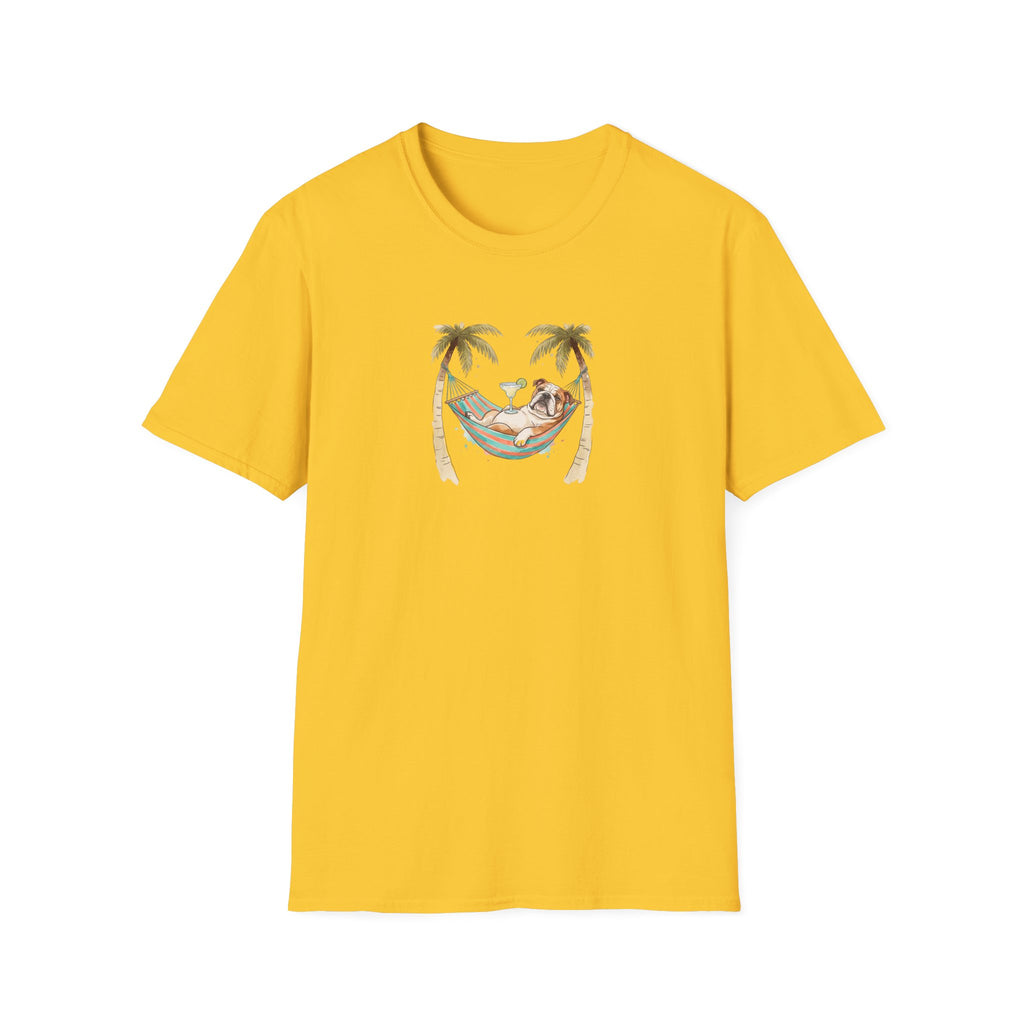 Bulldog with a Margarita T-Shirt