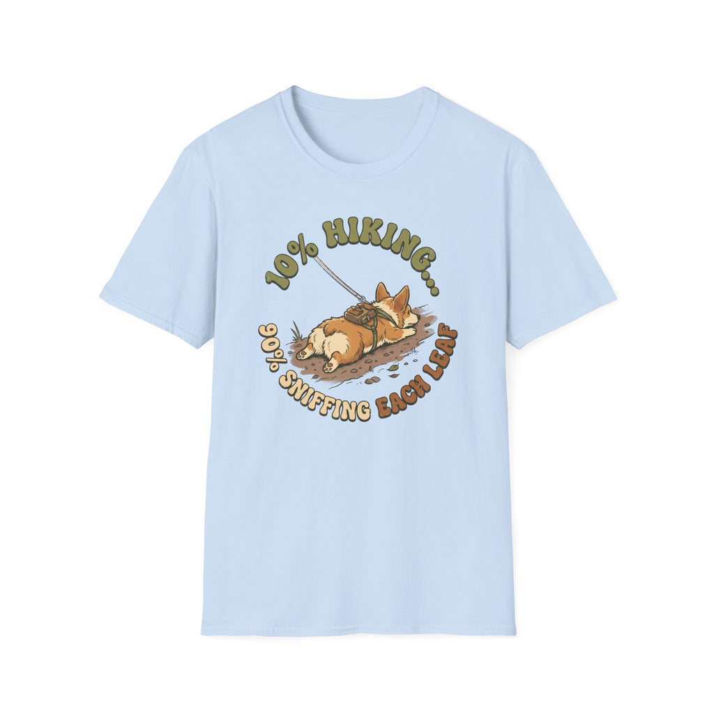 10% Hiking Corgi T-Shirt