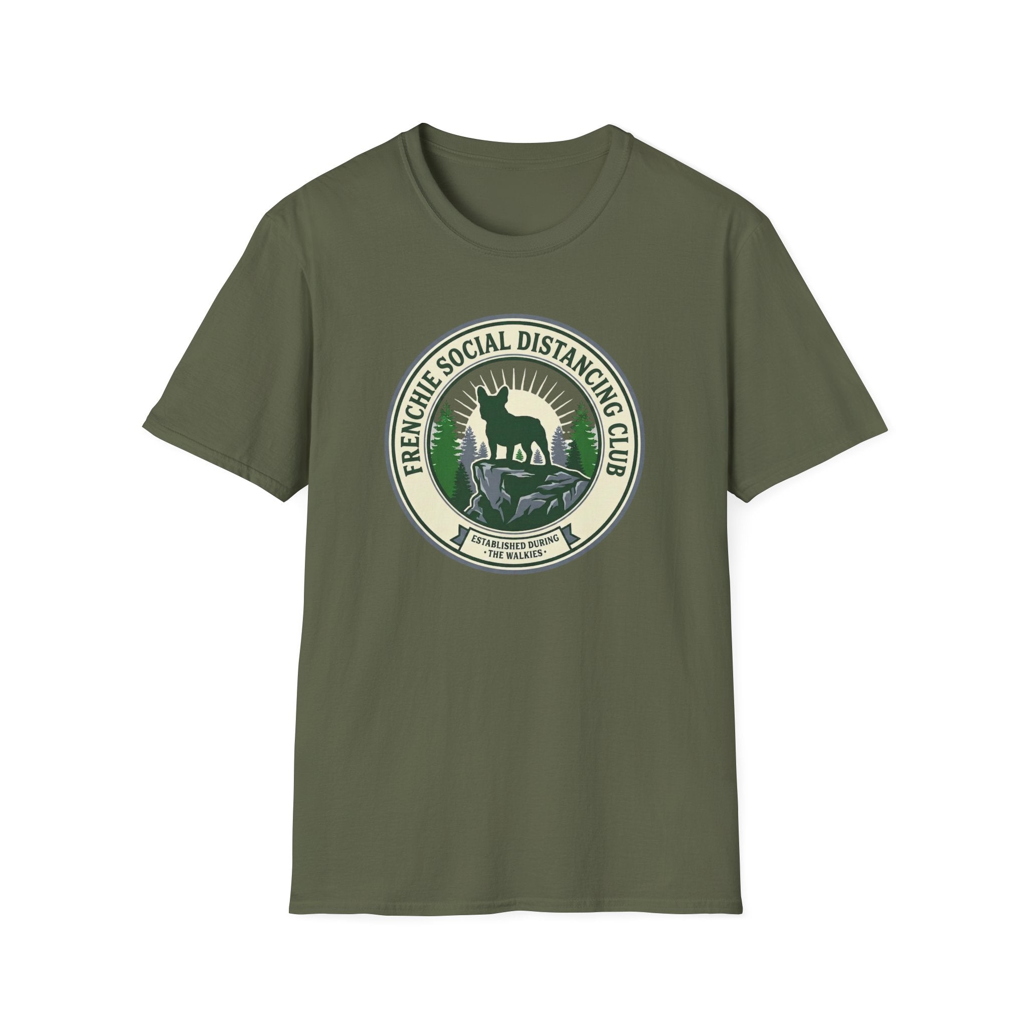 Frenchie Social Distancing Crew T-Shirt