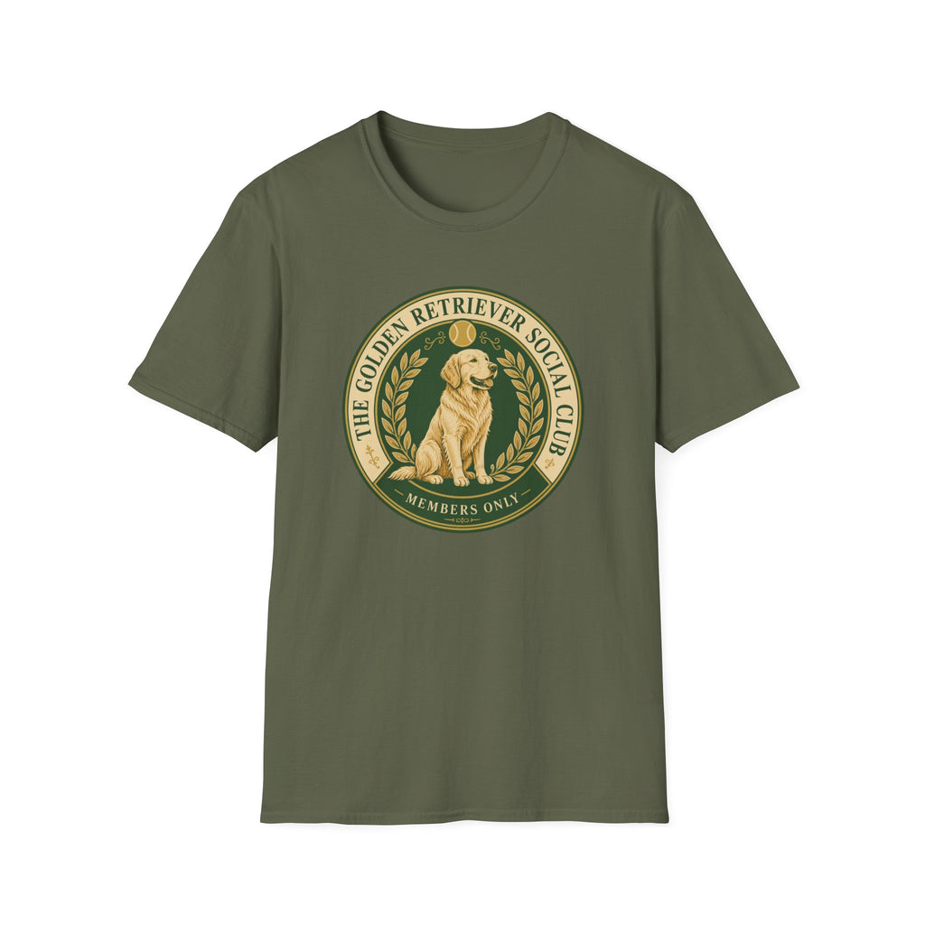 Golden Retriever Social Club T-Shirt