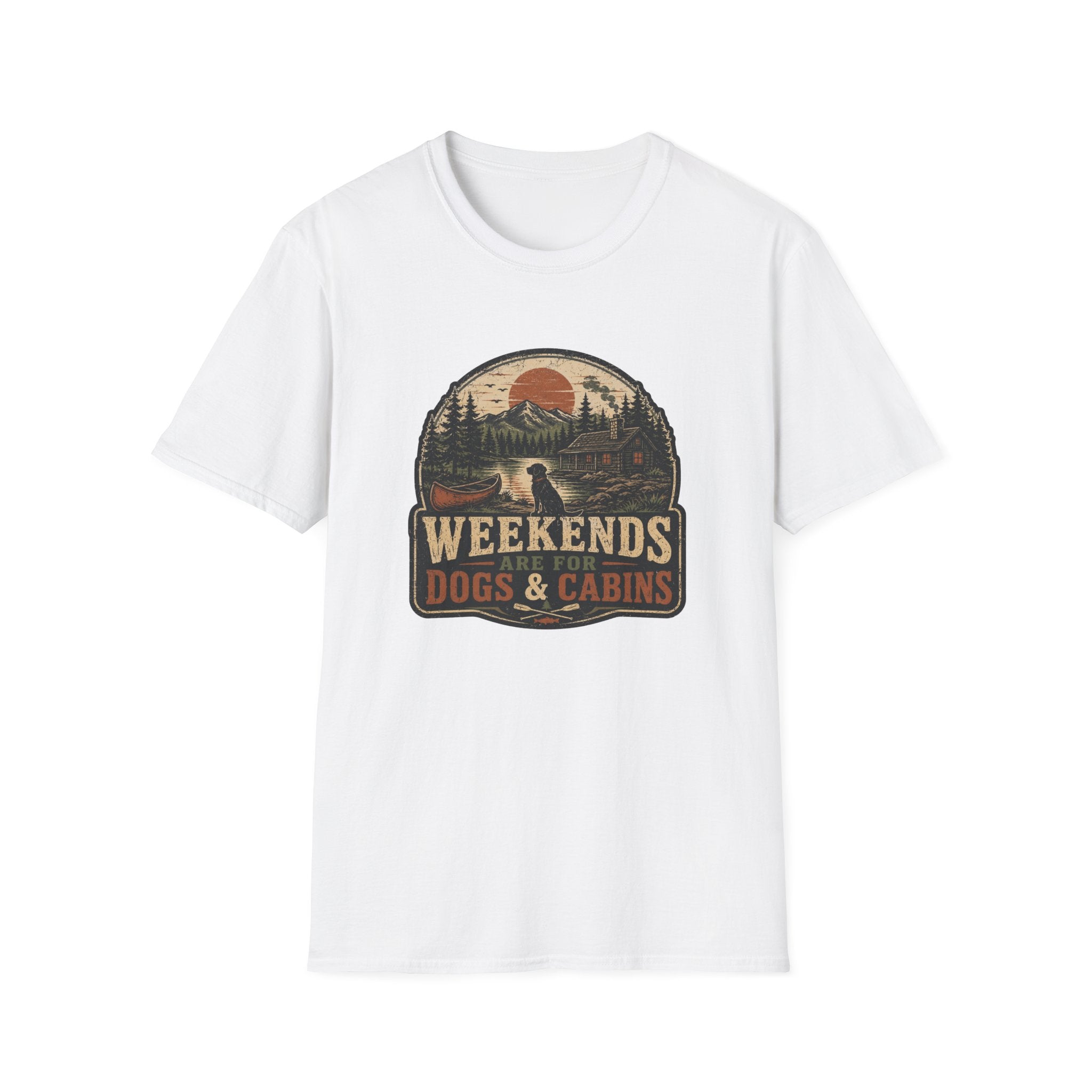 Weekends Are For Dogs And Cabins T-Shirt