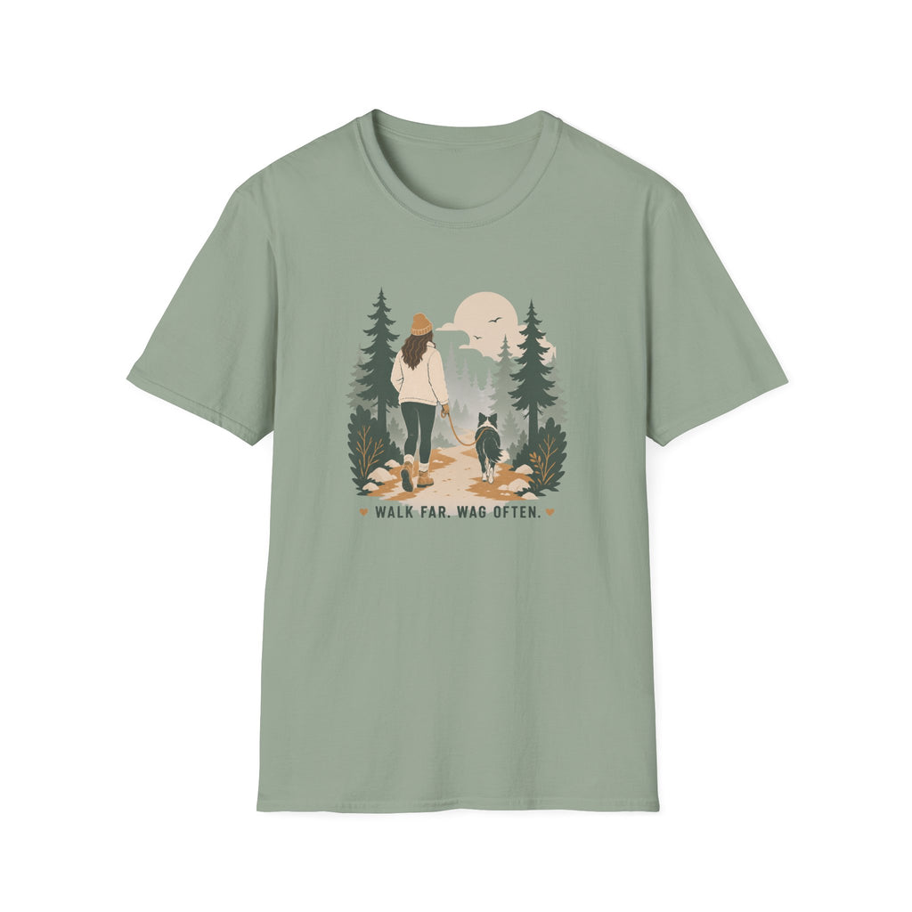Walk Far Wag Often T-Shirt