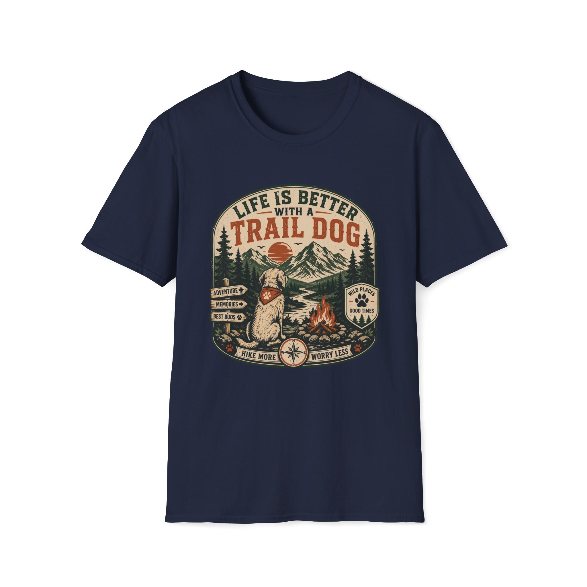 Life Is Better With A Trail Dog T-Shirt