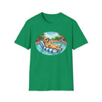 Golden in a Pool Lounger T-Shirt