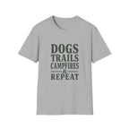 Dogs Trails Repeat T-Shirt