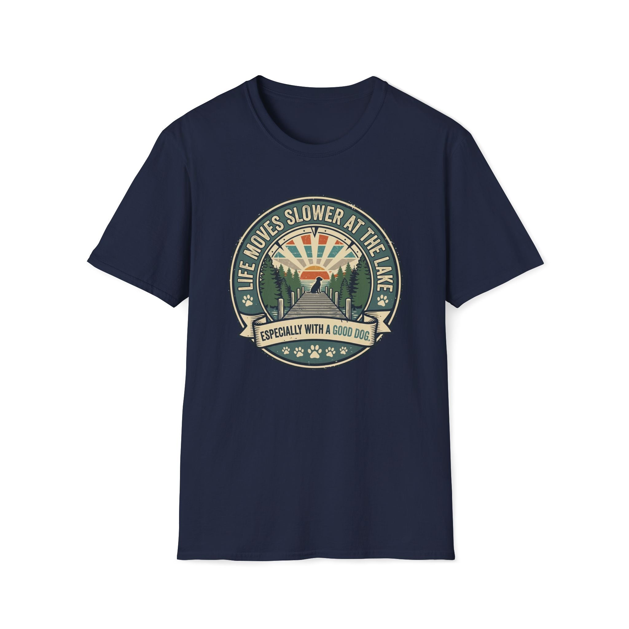 Life Moves Slower At The Lake T-Shirt