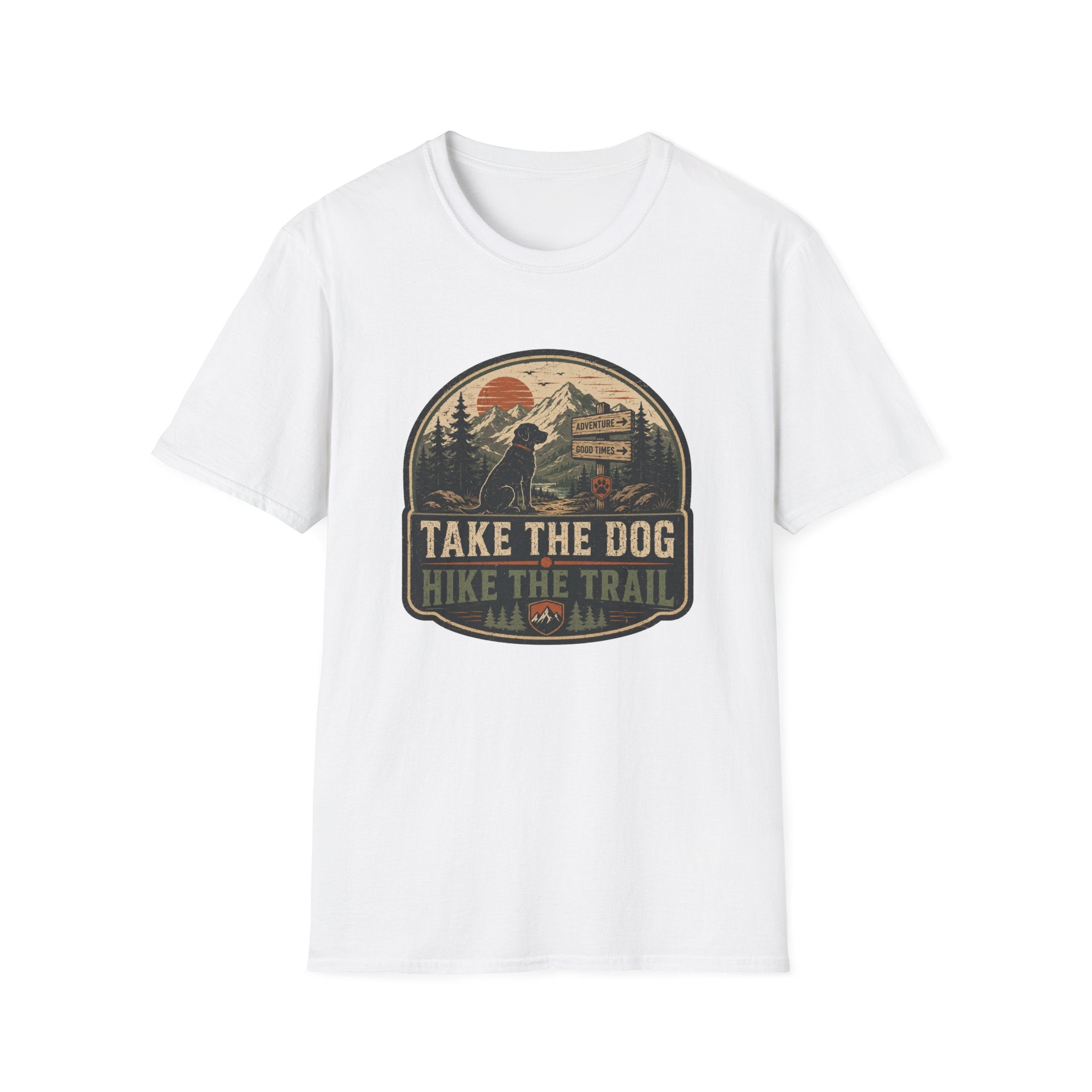 Take The Dog Hike The Trail T-Shirt