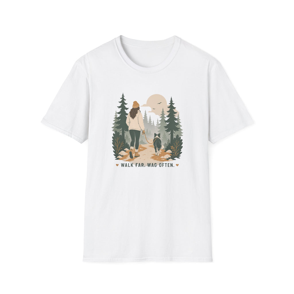 Walk Far Wag Often T-Shirt