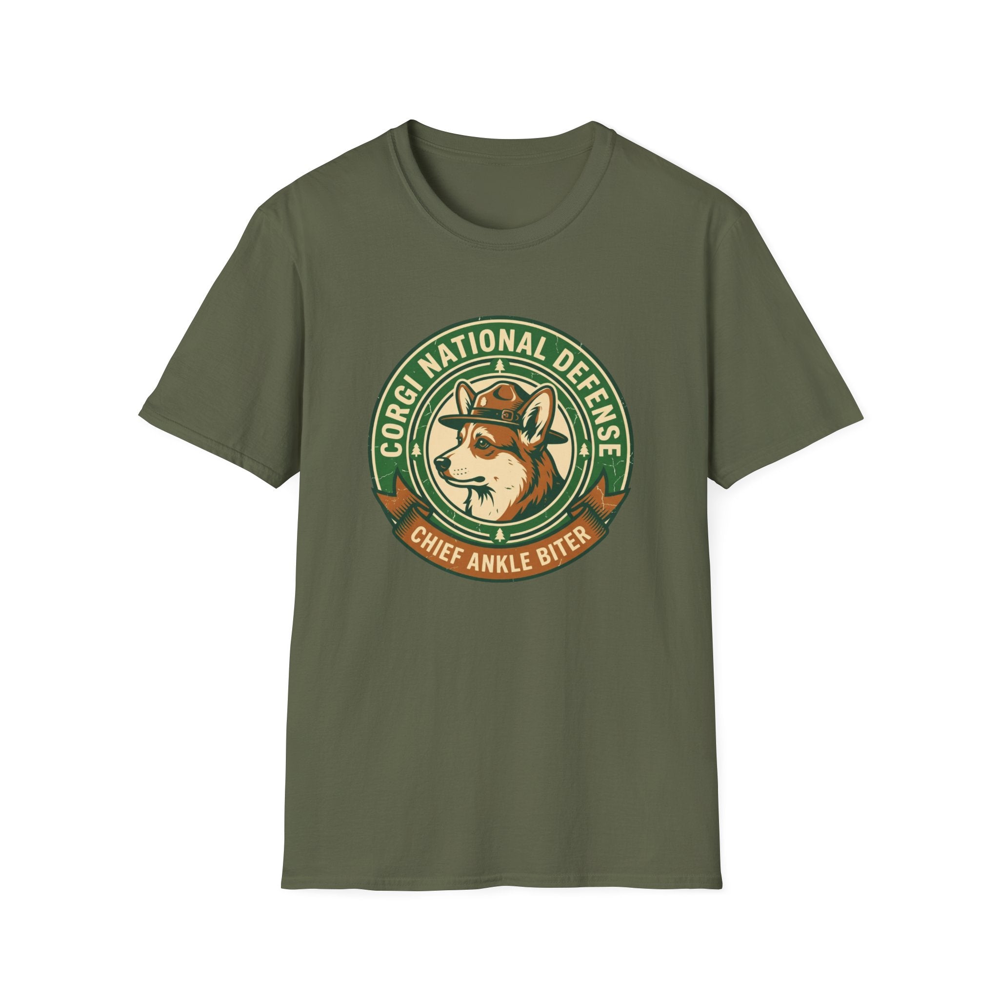 Corgi National Defense Badge T-Shirt