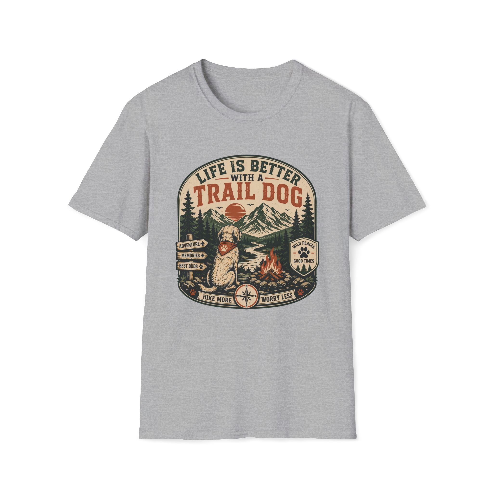 Life Is Better With A Trail Dog T-Shirt