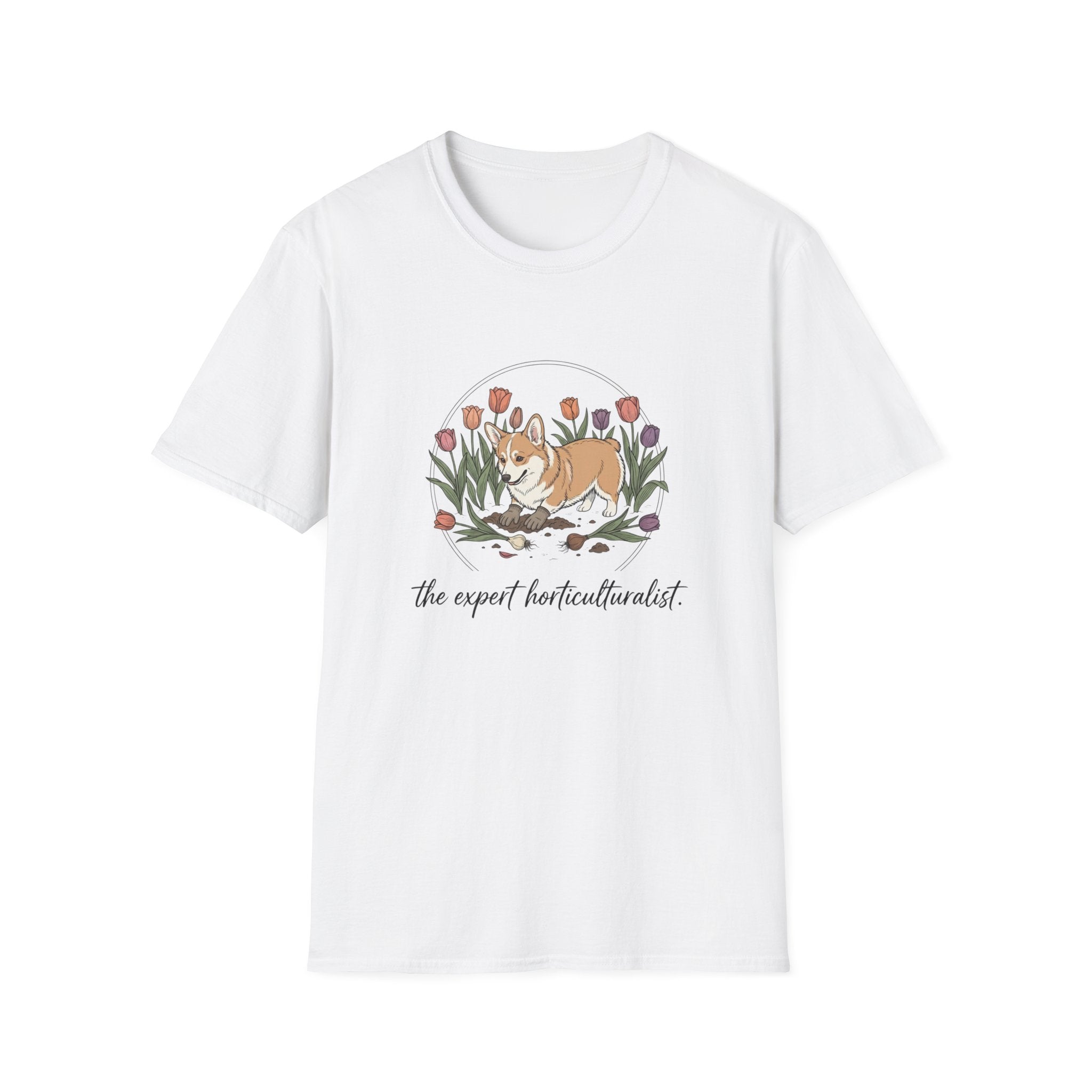 Corgi Expert Horticulturist T-Shirt