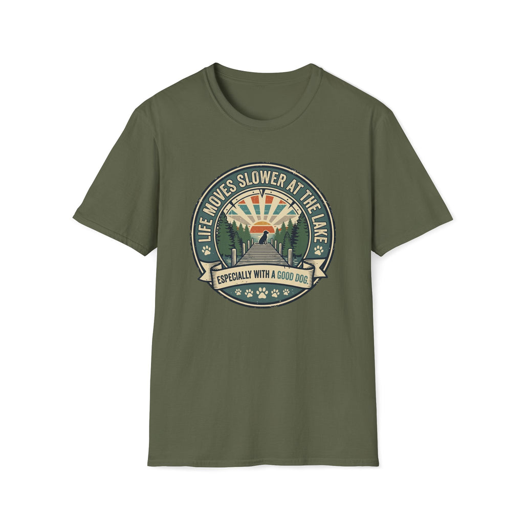 Life Moves Slower At The Lake T-Shirt