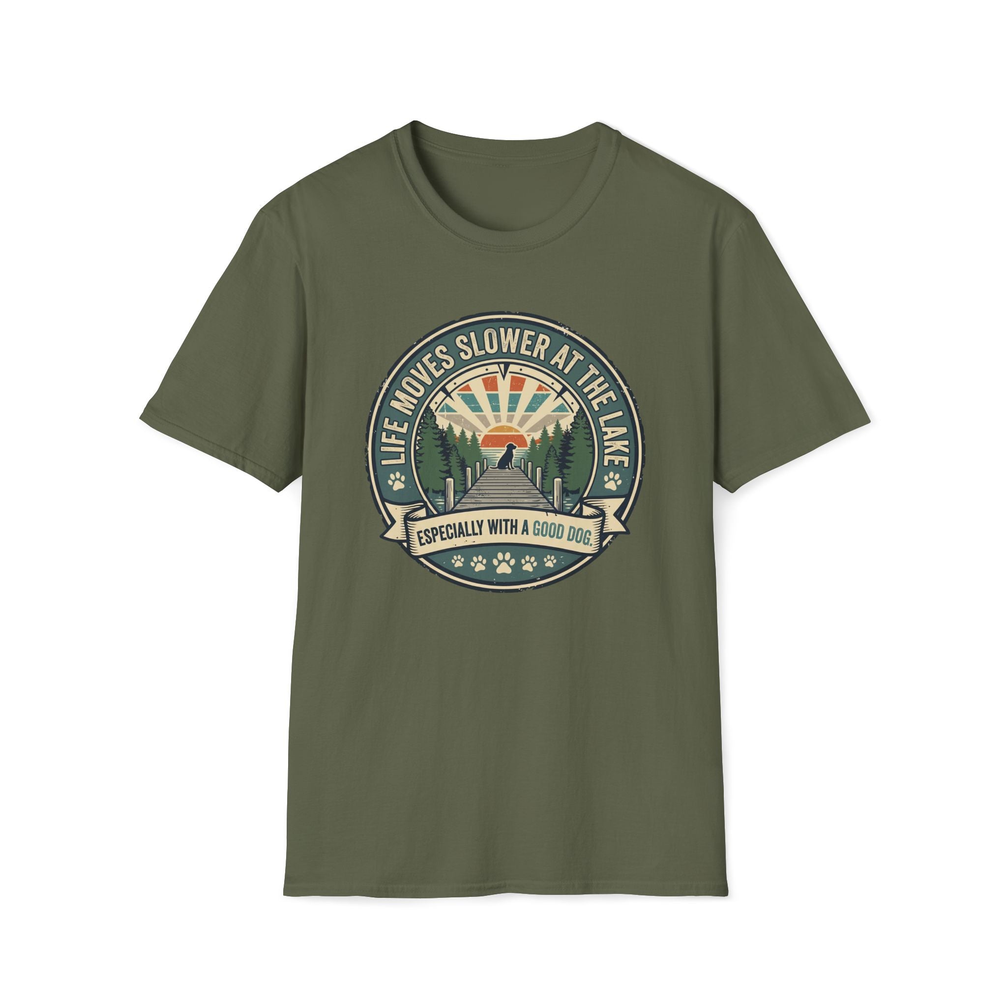 Life Moves Slower At The Lake T-Shirt