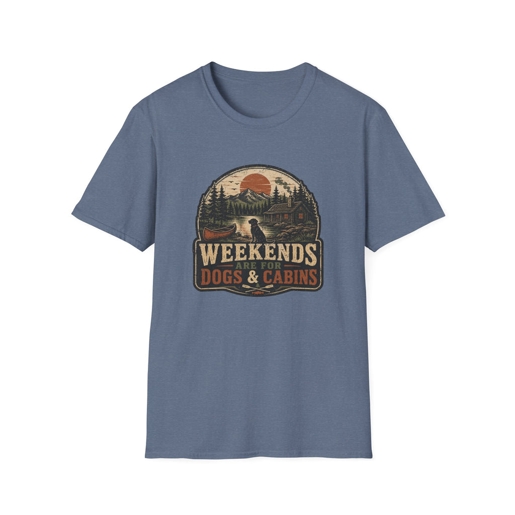 Weekends Are For Dogs And Cabins T-Shirt