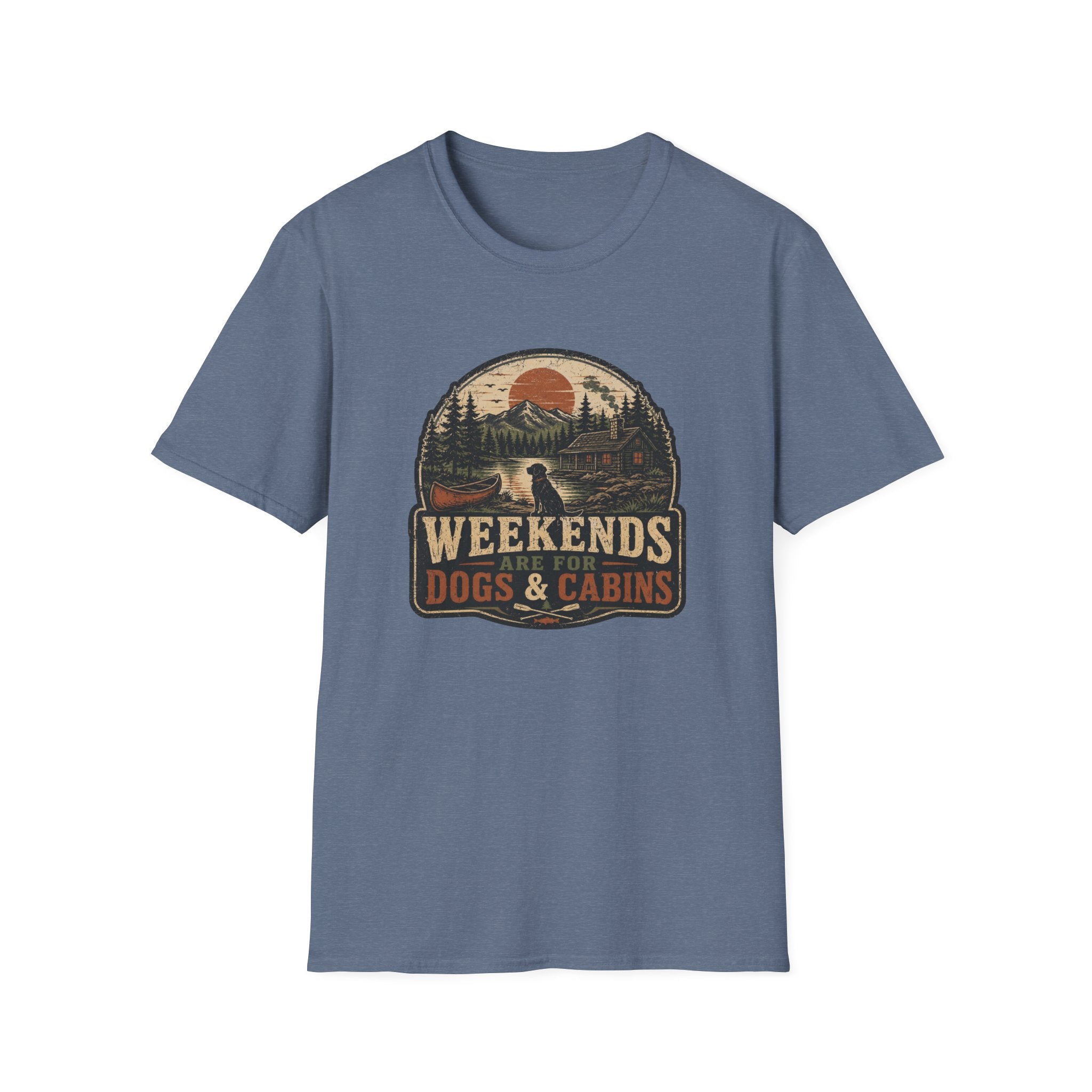 Weekends Are For Dogs And Cabins T-Shirt