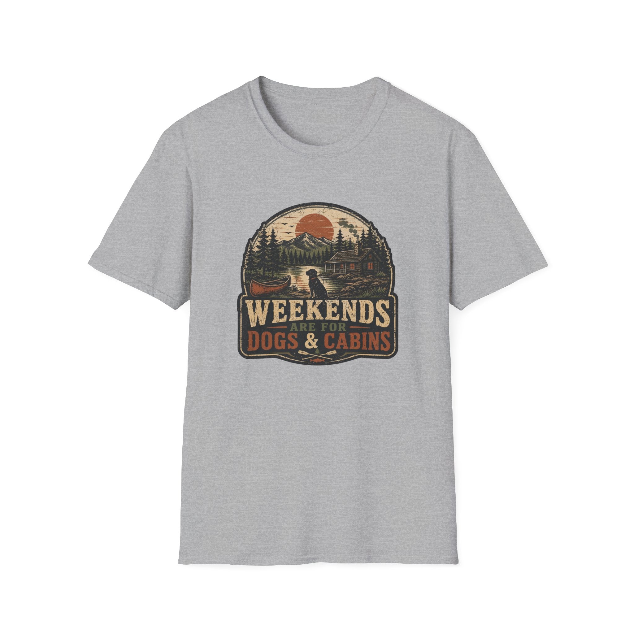 Weekends Are For Dogs And Cabins T-Shirt