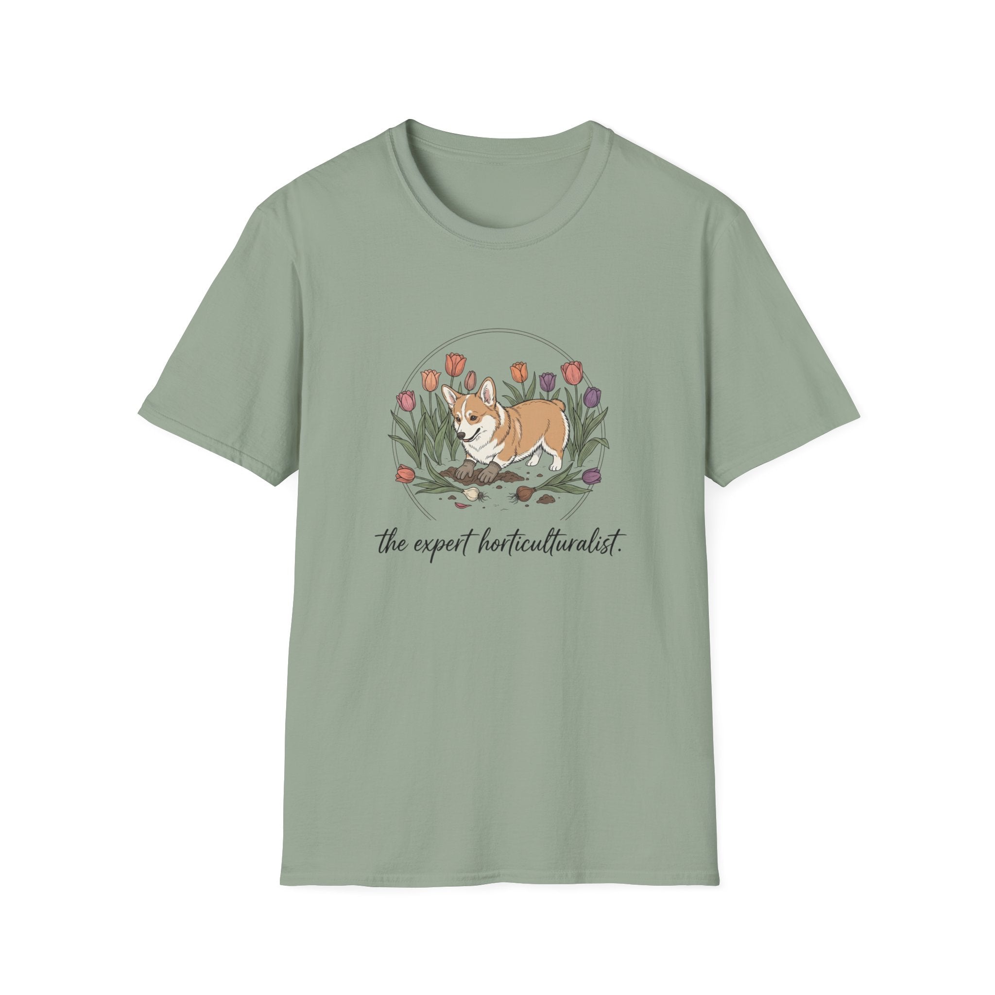 Corgi Expert Horticulturist T-Shirt