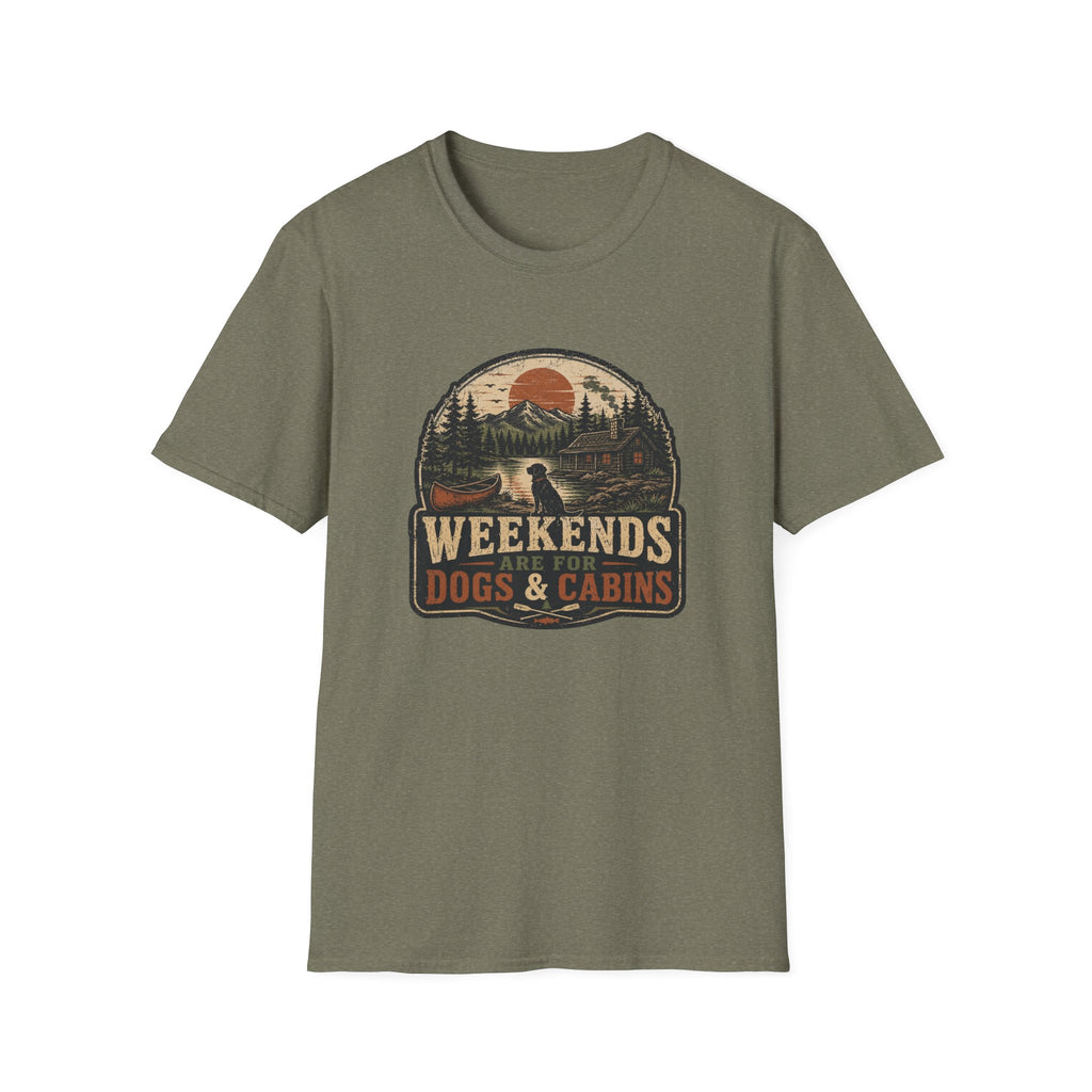 Weekends Are For Dogs And Cabins T-Shirt