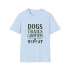 Dogs Trails Repeat T-Shirt