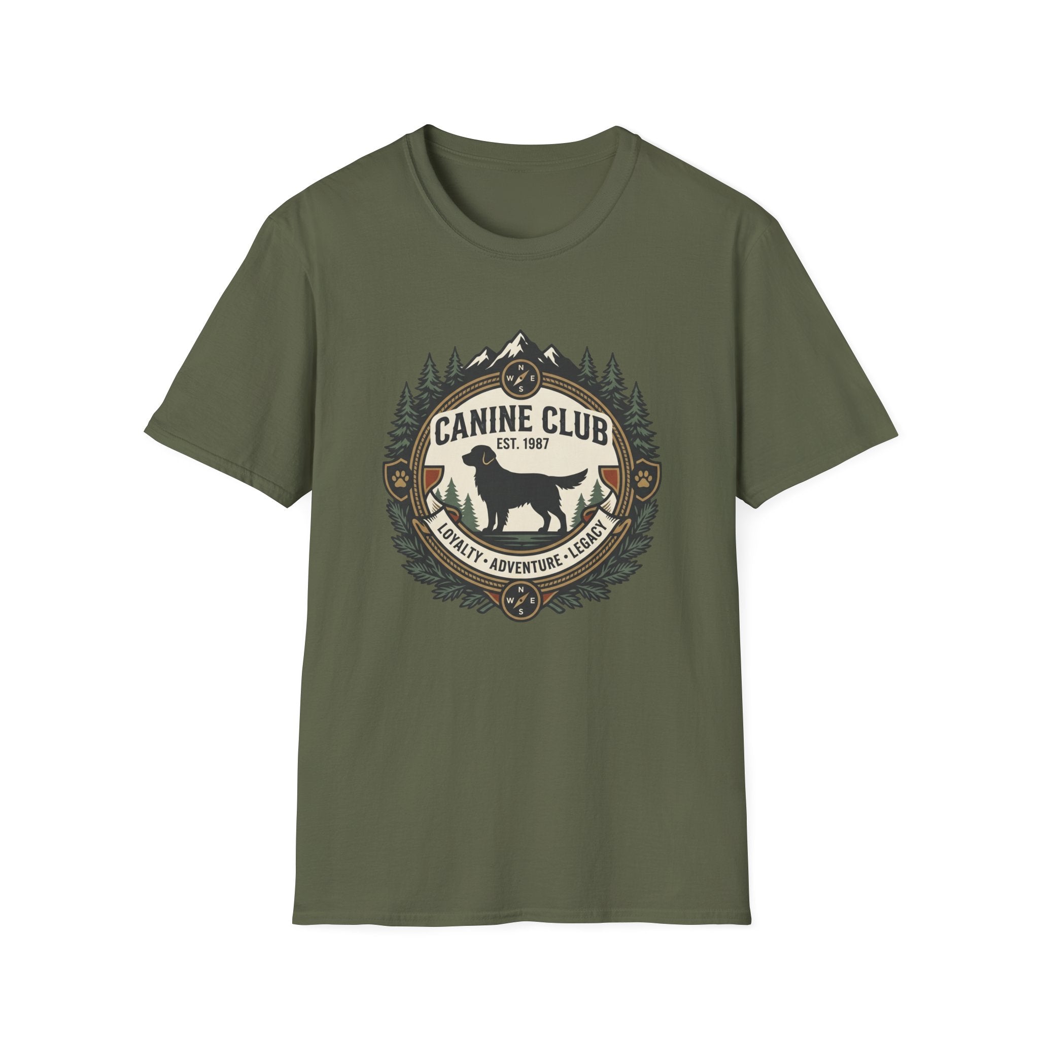 My Co-Pilot Has Paws Golden Retriever T-Shirt