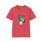 Corgi Coffee Camping T-Shirt