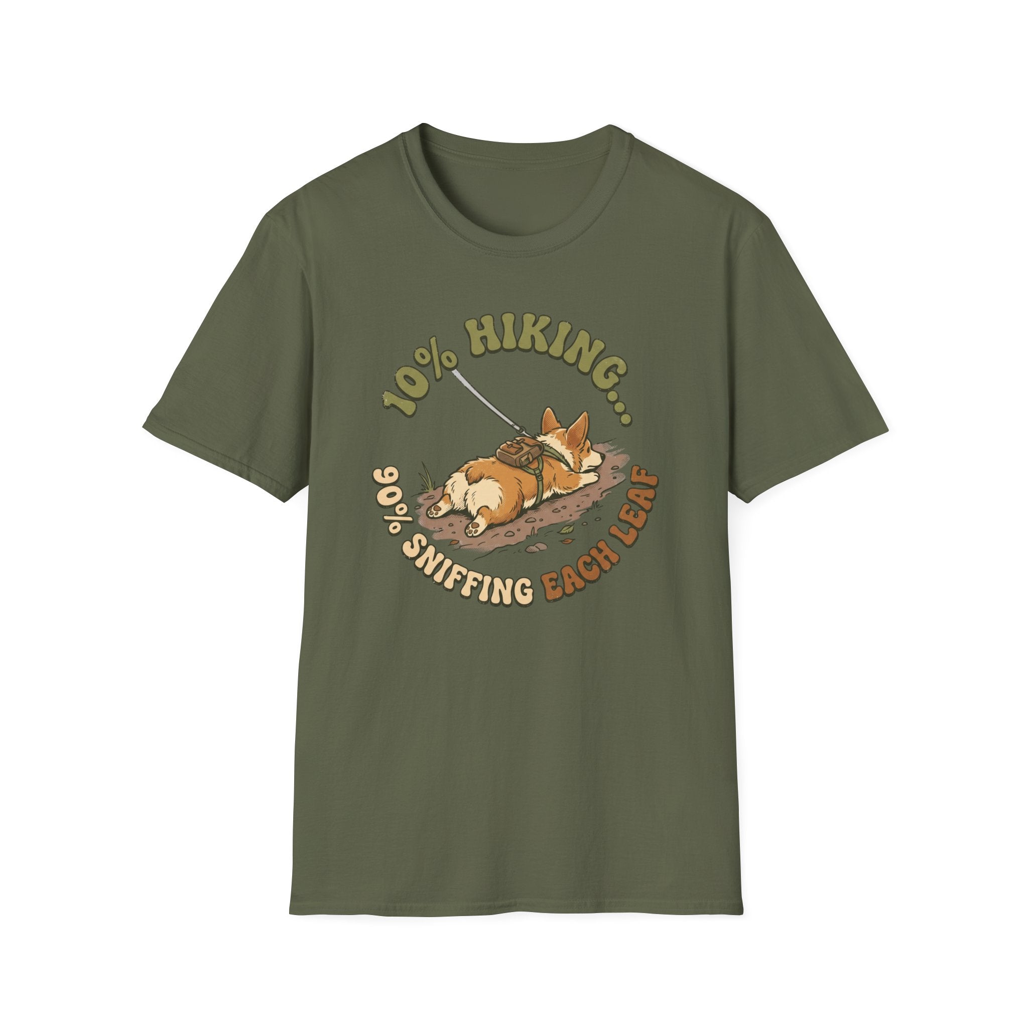 10% Hiking Corgi T-Shirt